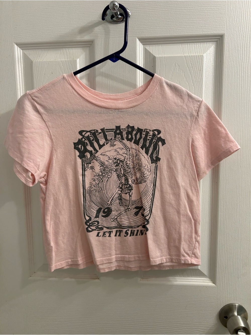 Billabong Pink Graphic Tee - Let It Shine
